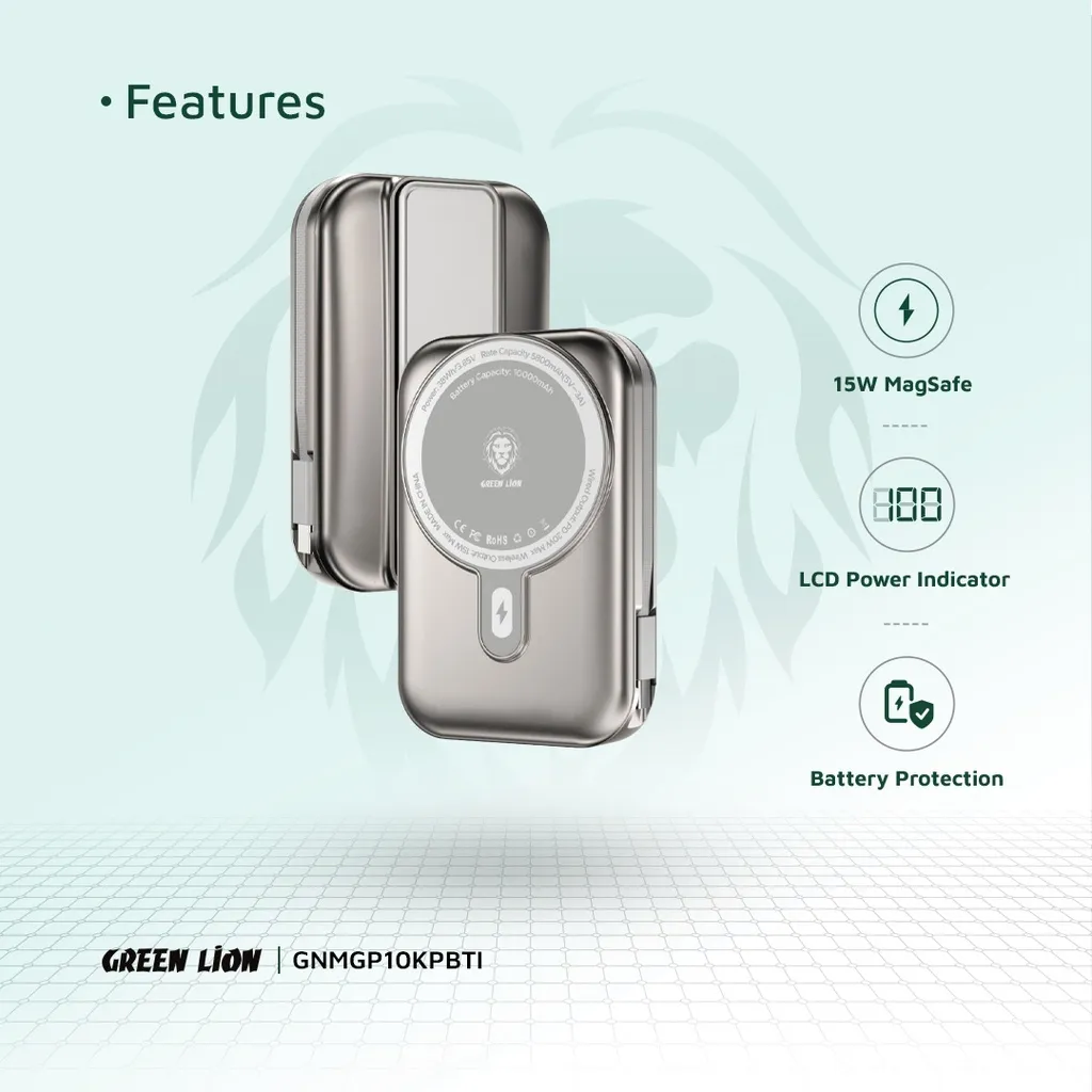 پاوربانک گرین لاین موناکو گریپ