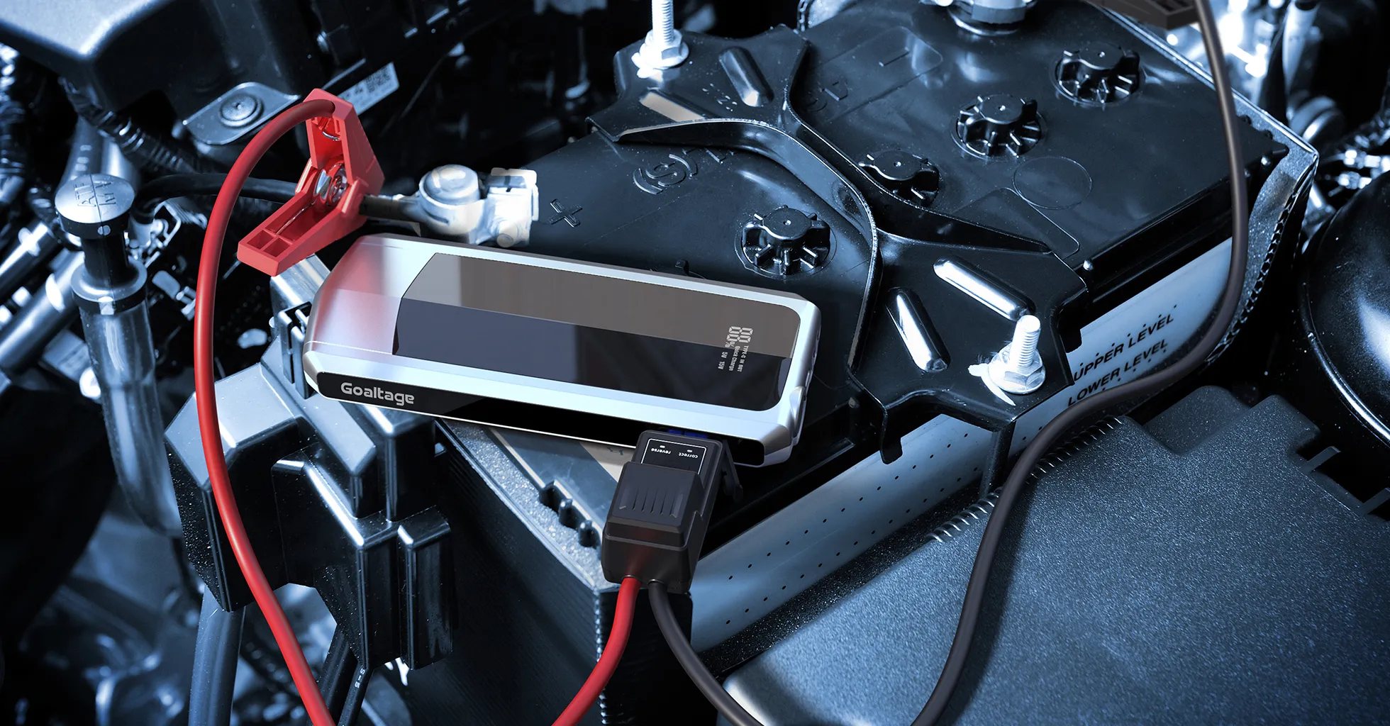 جامپ استارتر خودرو و پاوربانک گلتیج